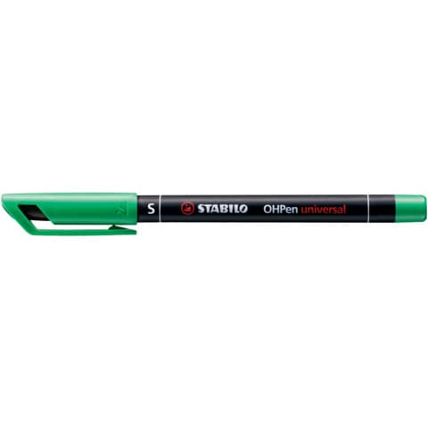 Penna Stabilo OHPen universal Superfine (S) 0,4 mm verde 841/36